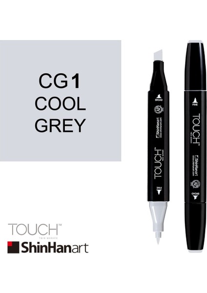 Art Touch Twin Marker Cg1 Cool Grey fiyatları