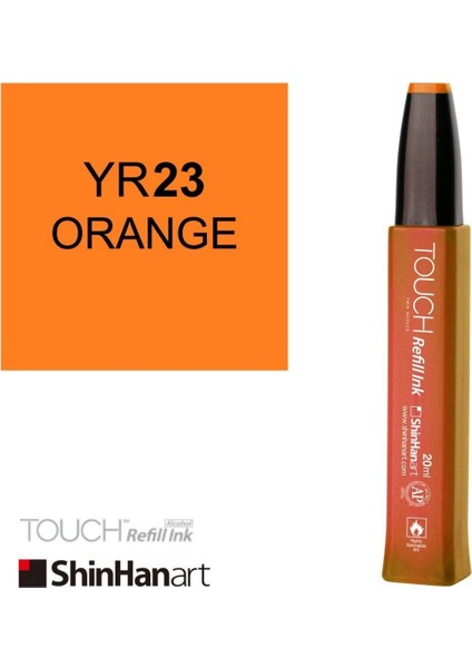 Shinhan Art Touch Ink Alkol Bazlı Mürekkep 20ML YR23 Orange