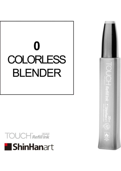 Touch Ink Alkol Bazlı Mürekkep 20ML 0 Colorless Blender