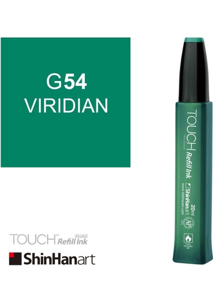 Shinhan Art Touch Ink Alkol Bazlı Mürekkep 20ML G54 Viridian