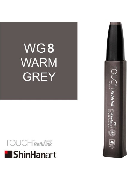 Touch Ink Alkol Bazlı Mürekkep 20ML Wg8 Warm Grey modelleri