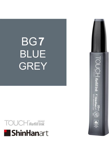 Shinhan Art Touch Ink Alkol Bazlı Mürekkep 20ML Bg7 Blue Grey