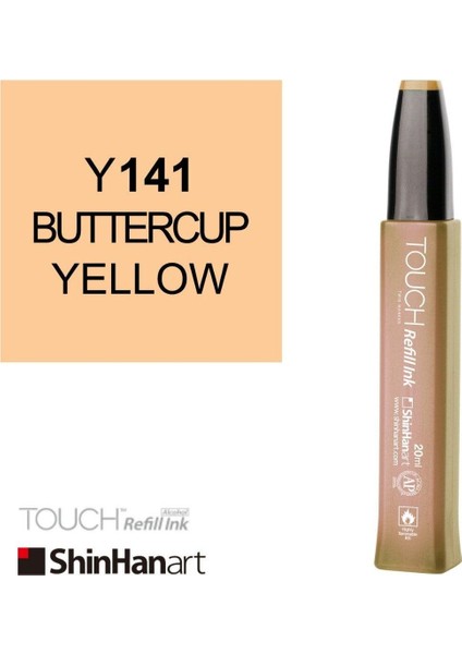 Touch Ink Alkol Bazlı Mürekkep 20ML Y141 Buttercup Yellow
