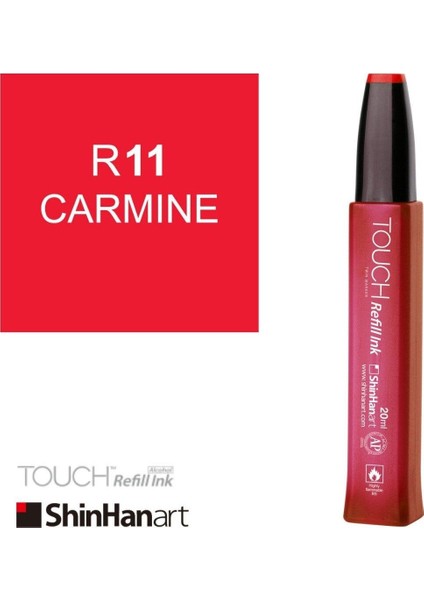 Touch Ink Alkol Bazlı Mürekkep 20ML R11 Carmine
