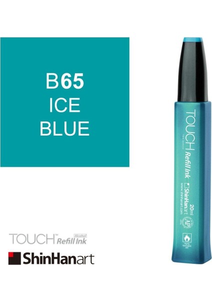 Touch Ink Alkol Bazlı Mürekkep 20ML B65 Ice Blue