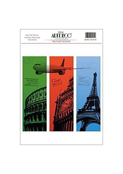 Kolay Transfer 25X35Cm Desen No:31