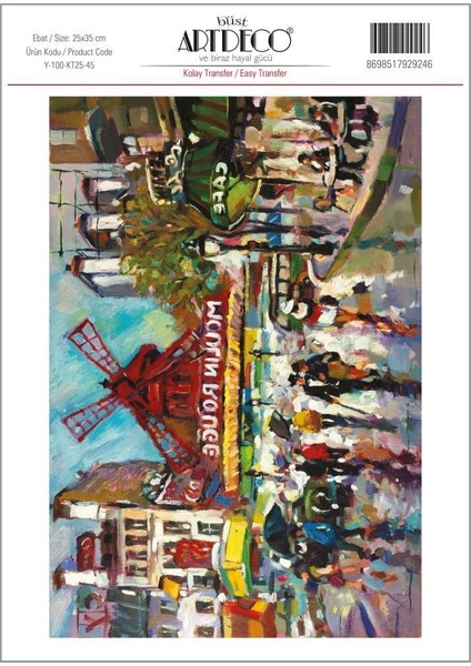 Kolay Transfer 25X35Cm Desen No:45