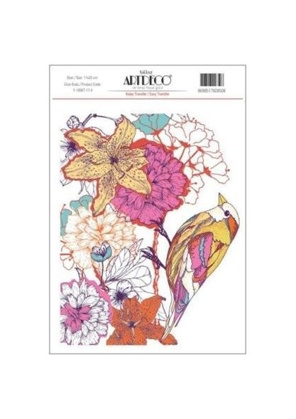 Kolay Transfer 17X25Cm Desen No:4