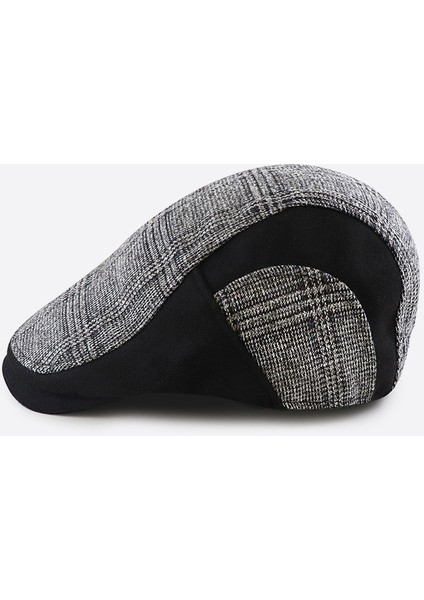Patchwork Çizgili Şapka Açık Gölge Ördek Dil Şapkası (Yurt Dışından) modelleri
