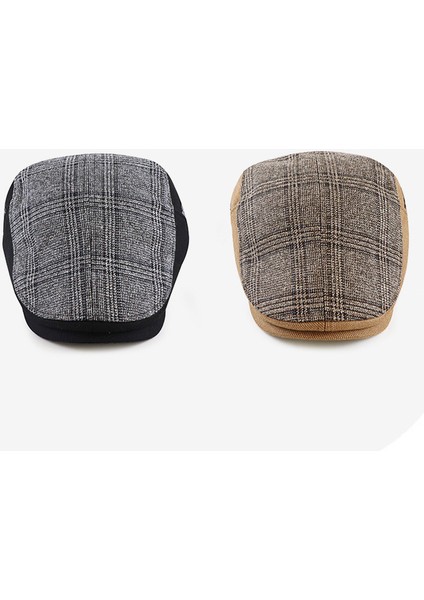 Patchwork Çizgili Şapka Açık Gölge Ördek Dil Şapkası (Yurt Dışından) fiyatları