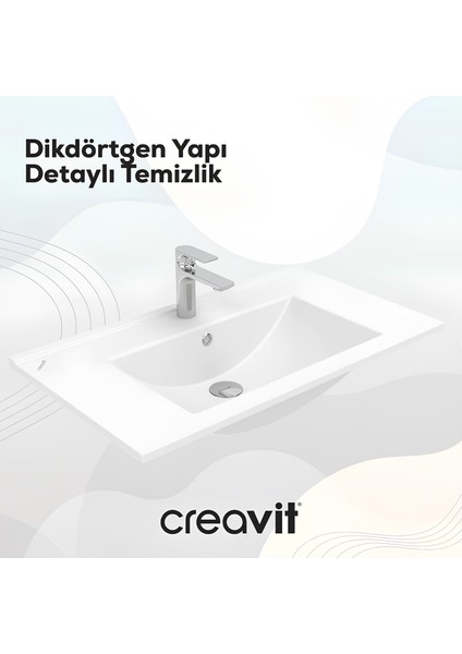 Su Etajer Uyumlu Lavabo 80 cm fiyatları