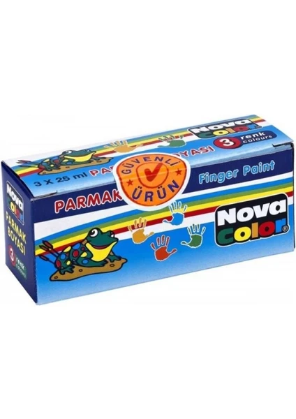 Nova Color Parmak Boyası 3 Lu Nc-137