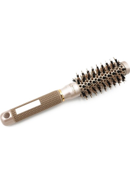 25 mm Extra Uzun Gövde Salon Tipi Nano Teknoloji Seramik + Iyonik Termal Fön Saç Fırçası (Yurt Dışından)