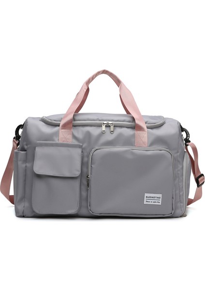 Kuru ve Islak Ayırma Su Geçirmez Spor Çantası Büyük Kapasiteli Yüzme Çantası Seyahat Çantası (Yurt Dışından)