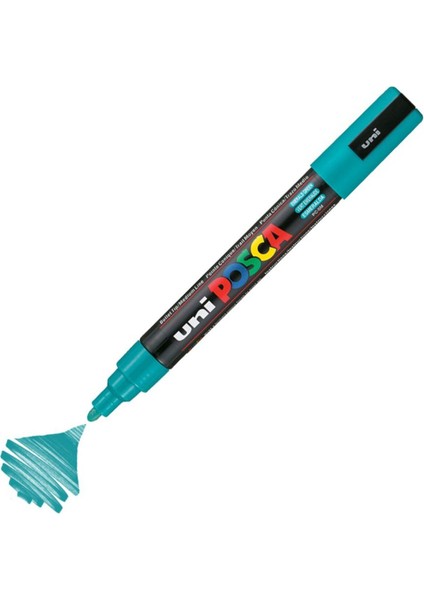 Posca Marker Pc-5m Medium 1.8-2.5 mm Emerald Green