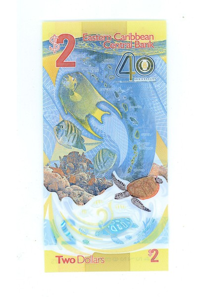 Eastearn Carıbbean Dogu Karayipler 40 Dollars Unc - Çil Banknot fiyatları