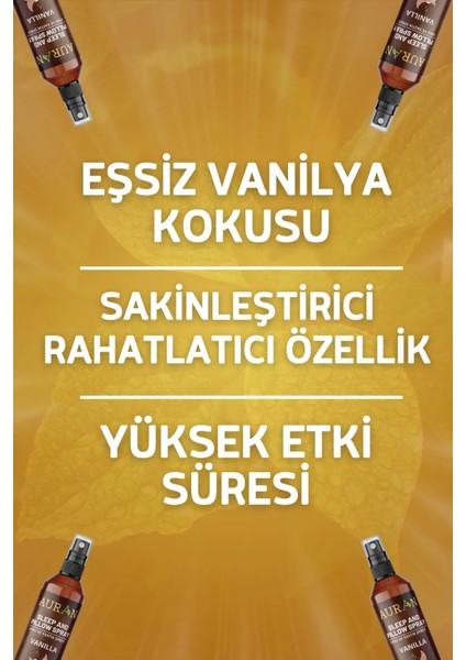 Vanilya Uyku Ve Yastık Spreyi Rahatlatıcı Uyku Ve Dinlenme Spreyi Sleep And Pıllow Spray 50ml