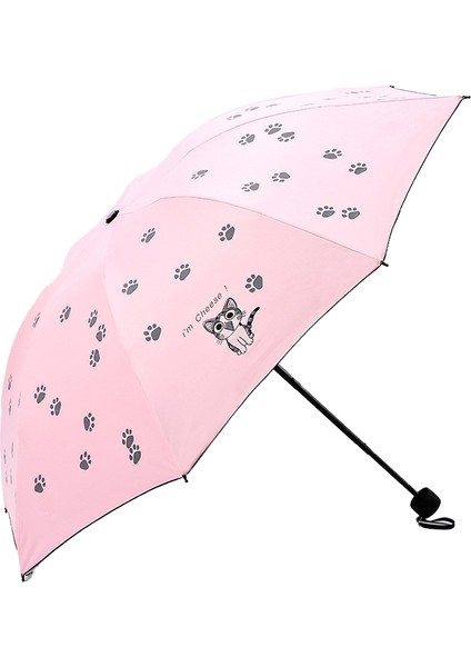 Katlanır Şemsiye Güneş Şemsiyesi Anti-Uv Vinil Şemsiye (Yurt Dışından)