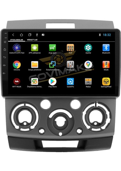 Mazda BT50 2006-2010 6 GB Ram 128 GB Hafıza Androıd Multımedıa Teyp