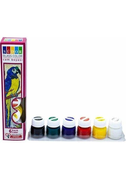 Cam Boya Su Bazlı Set 6X20 Ml --SD321S