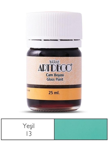 Cam Boyası 25Ml Yeşil 13
