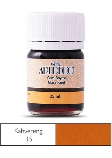 Cam Boyası 25 Ml Kahverengi 15