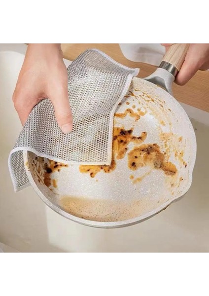 Çok Fonksiyonlu Çizilmez Tel Bulaşık Bezi Çelik Tel Bulaşık Havlusu Tel Bulaşık Bezi indirimleri