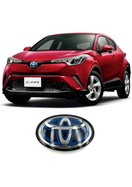 Toyota Chr Hybrid 2019-2021 Uyumlu Ön Arma Logo Hibrit (Radar Sensörlü)