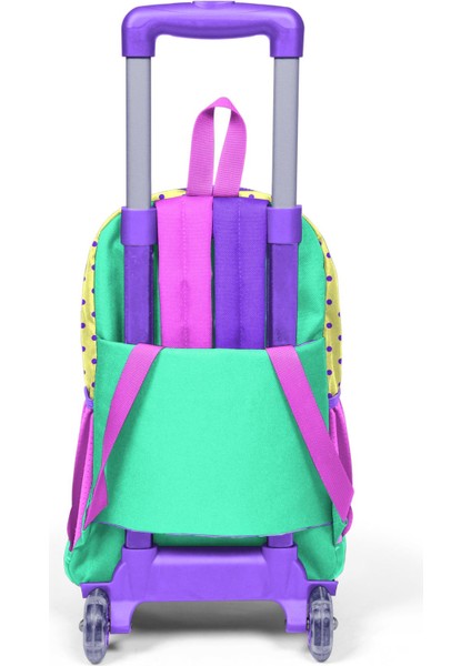 Kids Sarı Pembe Sevimli Köpek Desenli Üç Bölmeli Çekçekli Okul Sırt Çantası 23952 fiyatları