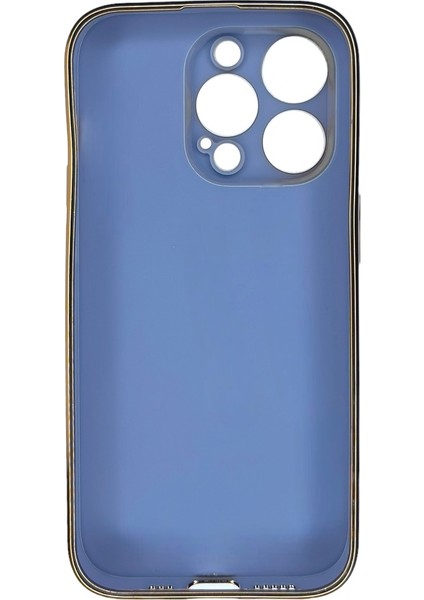 iPhone 14 Pro Bakır Detaylı Koyu Mor Parlak Silikon Kılıf fırsatları