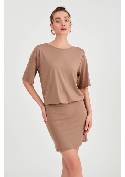 Belden Oturtmalı Bluzan Elbise modelleri