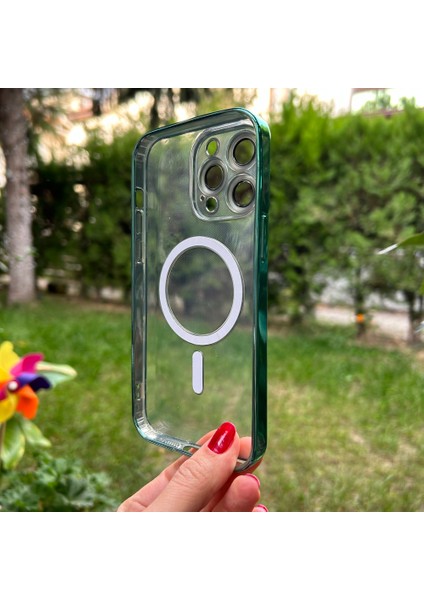 iPhone 14 Pro Max Yeşil Kamera Korumalı Magsafe Kılıf fiyatları