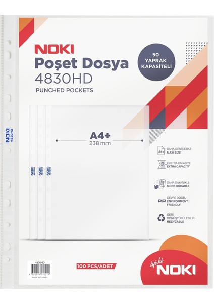Hd Poşet Dosya 100 Lü