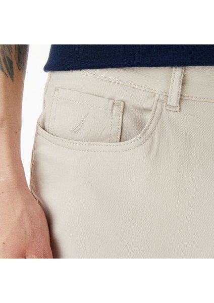 Nautıca Erkek Beyaz Slım Fıt Pantolon P45114T.14S