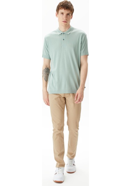 Erkek Yeşil Classic Fit Kısa Kollu Polo Yaka T-Shirt K45329T.3HP modelleri