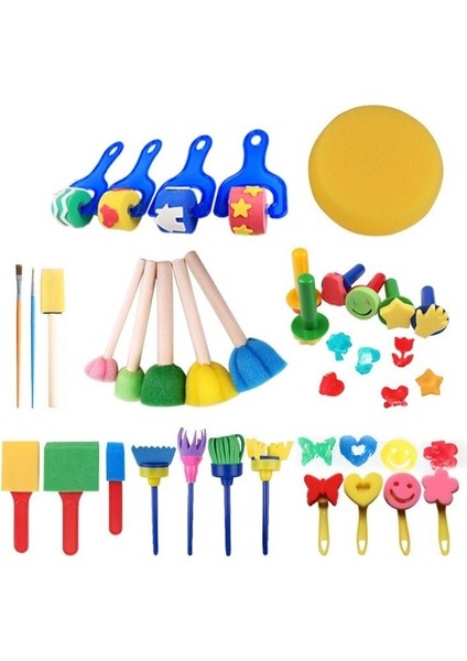 Prodigy Toy Çocuk Boyama Fırçası 30 Parça Set (Yurt Dışından)