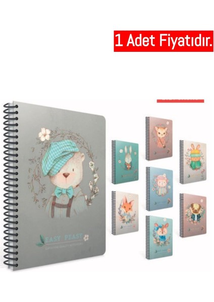 Best Notes Spr.Sert Kpk.Defter 17X24 120-1 Yp.Çizgili (1 Adet)