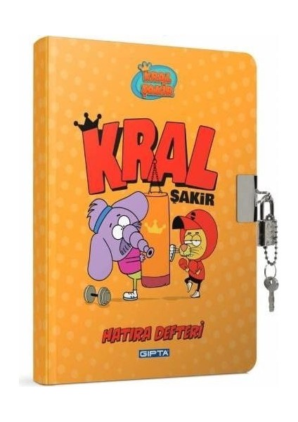 Kral Şakir Kilit.İp.Dk.Srt Kp.Hat.Defter 14X20-96Yp