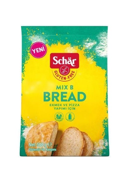 Mix B Bread Mix Glutensiz Ekmek Unu 500 gr