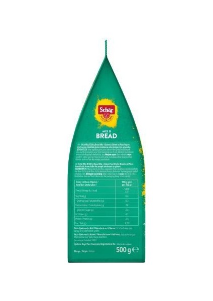 Mix B Bread Mix Glutensiz Ekmek Unu 500 gr modelleri
