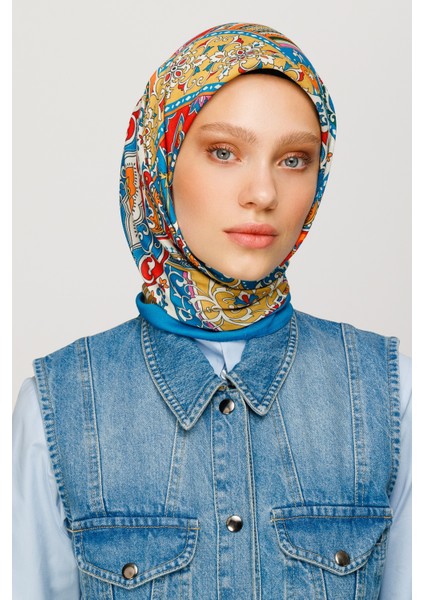 40 Yama Desen Dijital Soft Eşarp indirimleri