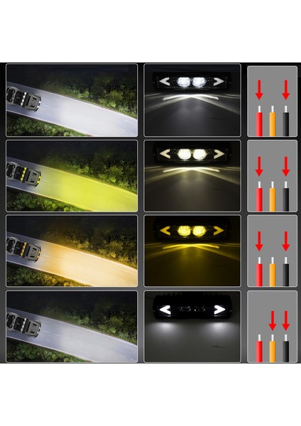 6 Inç LED Işık Çubukları, 120W 12000LM Off-Road Sis/sürüş (Yurt Dışından) fiyatları