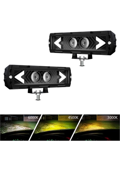 6 Inç LED Işık Çubukları, 120W 12000LM Off-Road Sis/sürüş (Yurt Dışından) modelleri