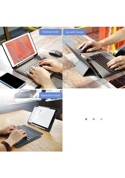 iPad Air3 (2019)/IPAD Pro/ipad (2019) Için Bt Kablosuz Klavye (Yurt Dışından)