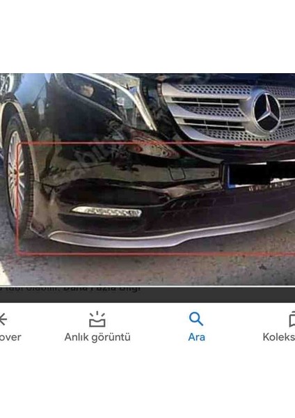 Oto Modifiyecim Mercedes Vito Led'li Model Ön Tampon Ek 2015+