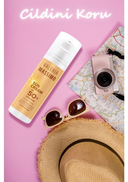 Spf 50+ Yüz ve Vücut Güneş Kremi Tüm Ciltler Için 100 ML UVA-UVB modelleri