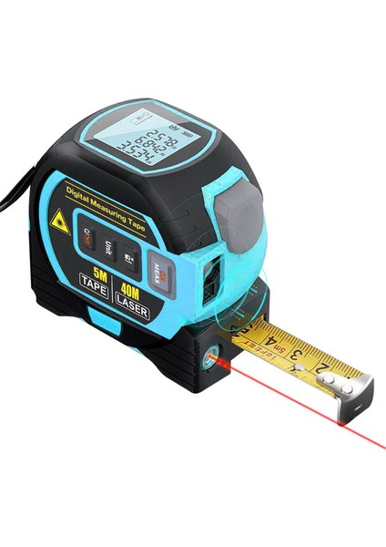 3in1 Lazer Mesafe Ölçer 5m Mezura Cetvel Arka Işıklı (Yurt Dışından) fırsatları