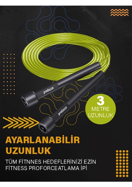 Yeşil Atlama Ipi ATP-3000
