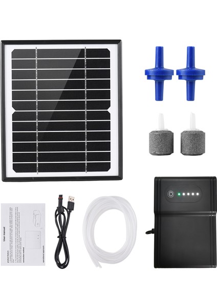 5W/6V Akvaryum Balık Tankı Için Güneş Enerjili Oksijen (Yurt Dışından)