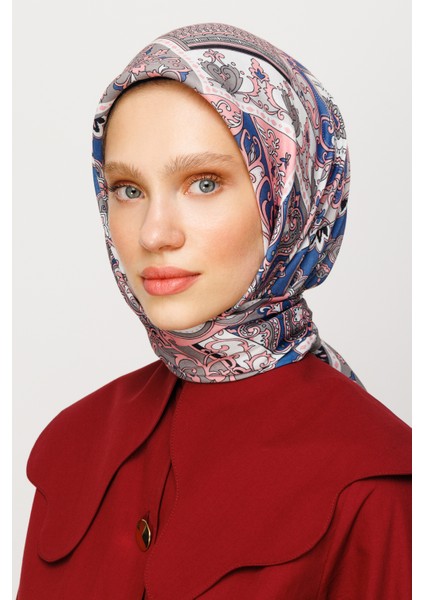 40 Yama Desen Dijital Soft Eşarp